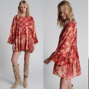 NWT | One Teaspoon Babylon Magique Boho Dress 100% Cotton | Size L